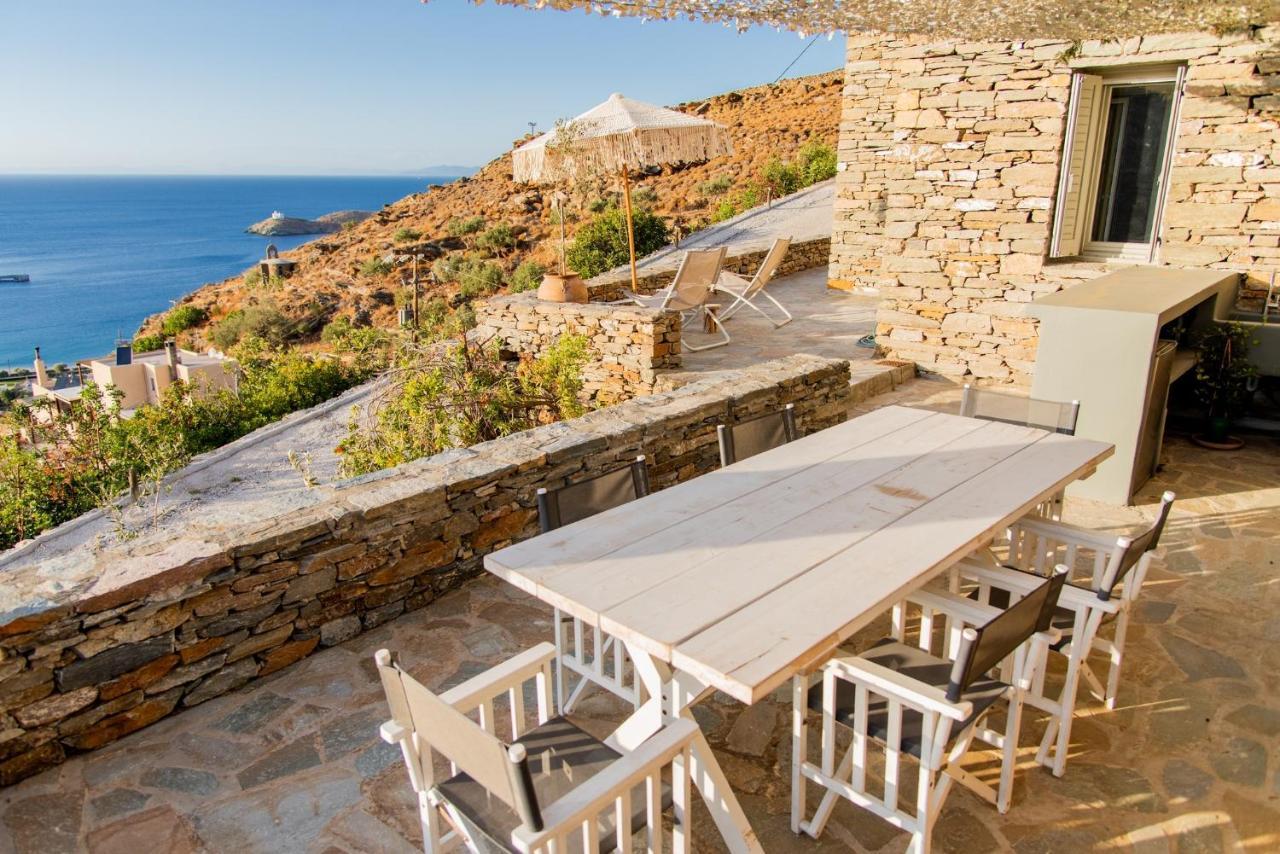 Luxurious Villa Lune With A Swimming Pool And A Fantastic Sea And Sunset View Ioulis Exteriér fotografie